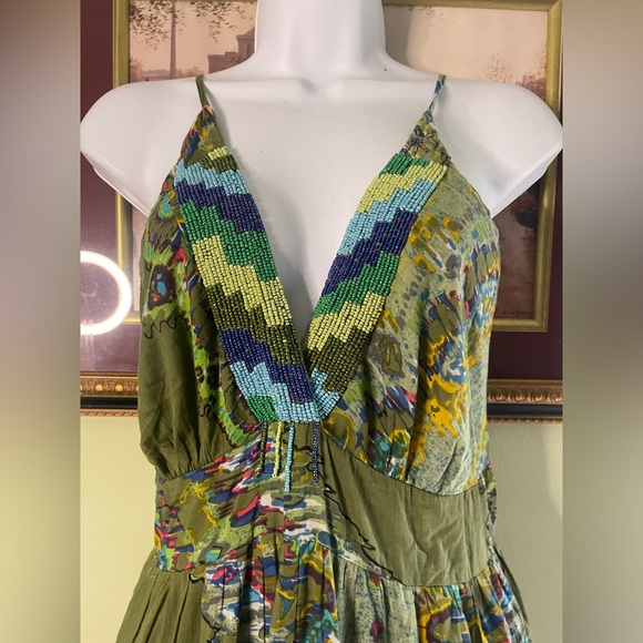 Anthropologie Sleeveless V-Neck Tiered Dress
Barok Paris - Picture 3 of 5